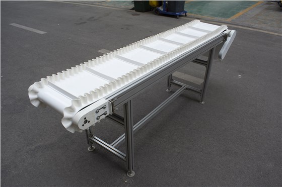 视频级裙边挡板输送带