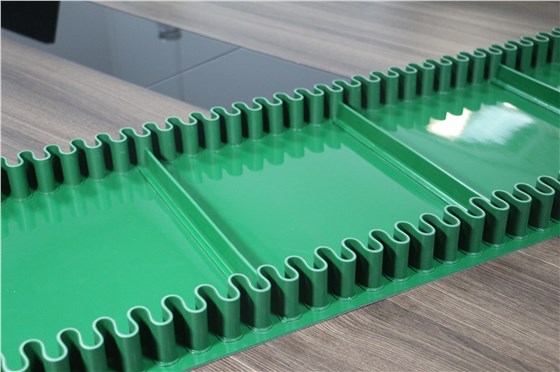 PVC裙边挡板输送带