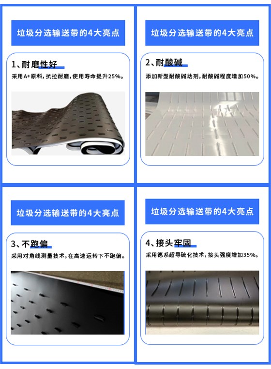 垃圾分选输送带