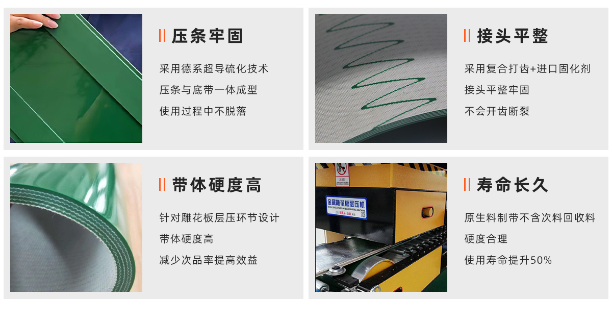 金属雕花板输送带